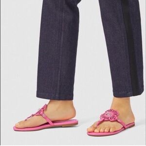 Coach Pink Floral Sandals